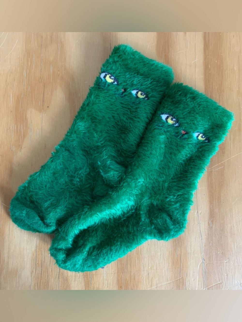 Mini Rodini CAT FACE FUZZY SOCK 4-5T